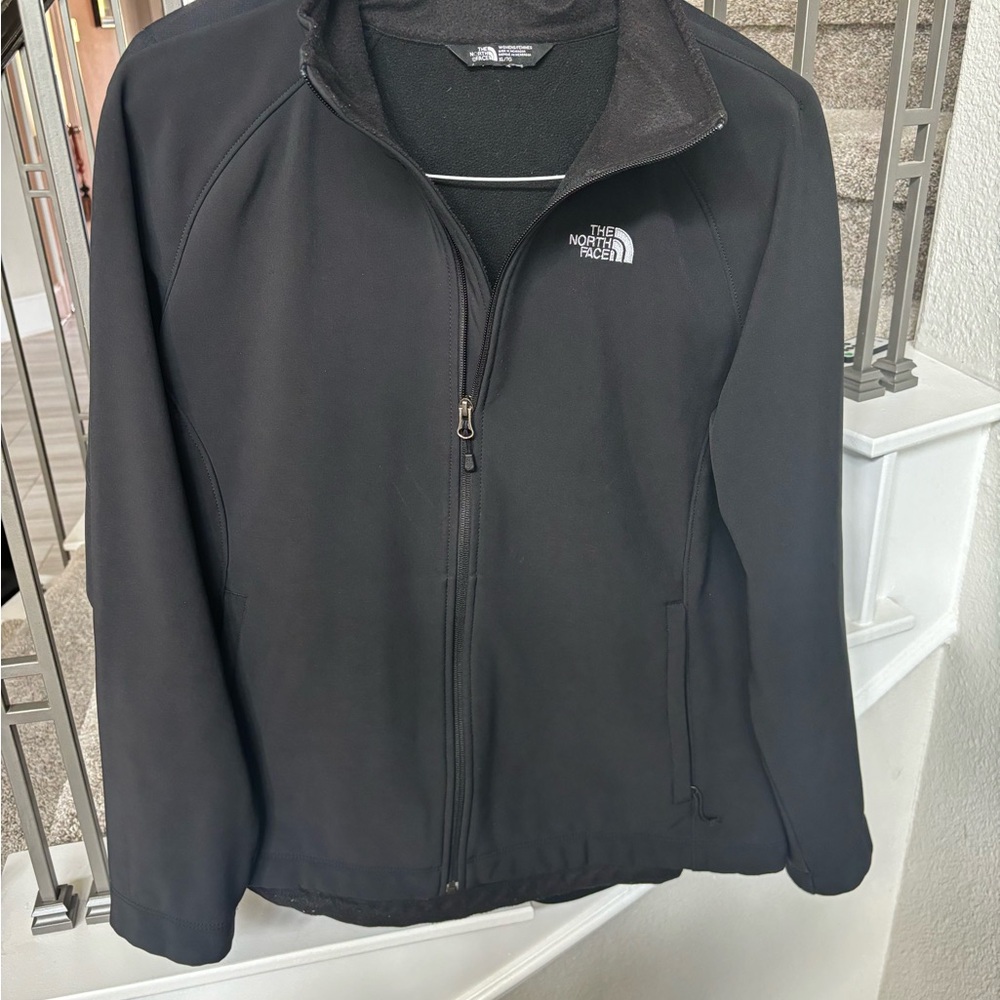 The North Face Classic Black Softshell Jacket - image 1